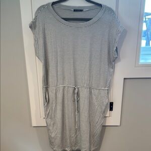 Staccato Gray Dolman Sleeve Midi Dress